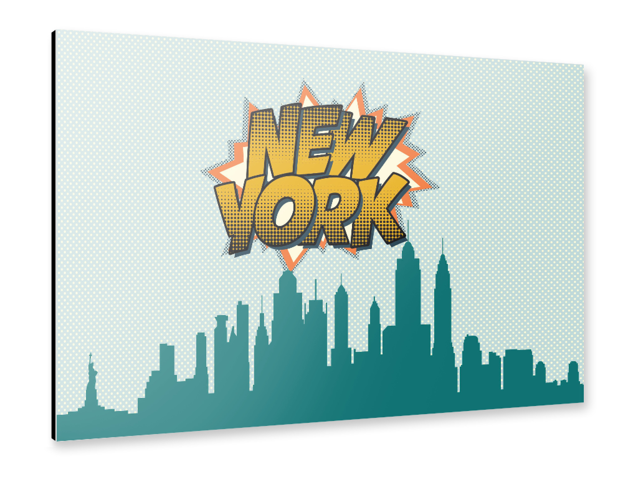Alu-Dibond "New York 12" 75x50 cm artboxONE