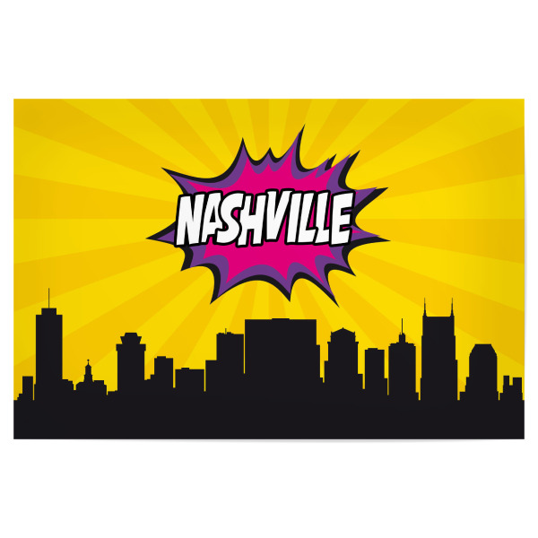 Poster 30x20 cm "Nashville" artboxONE - Comic,Architektur