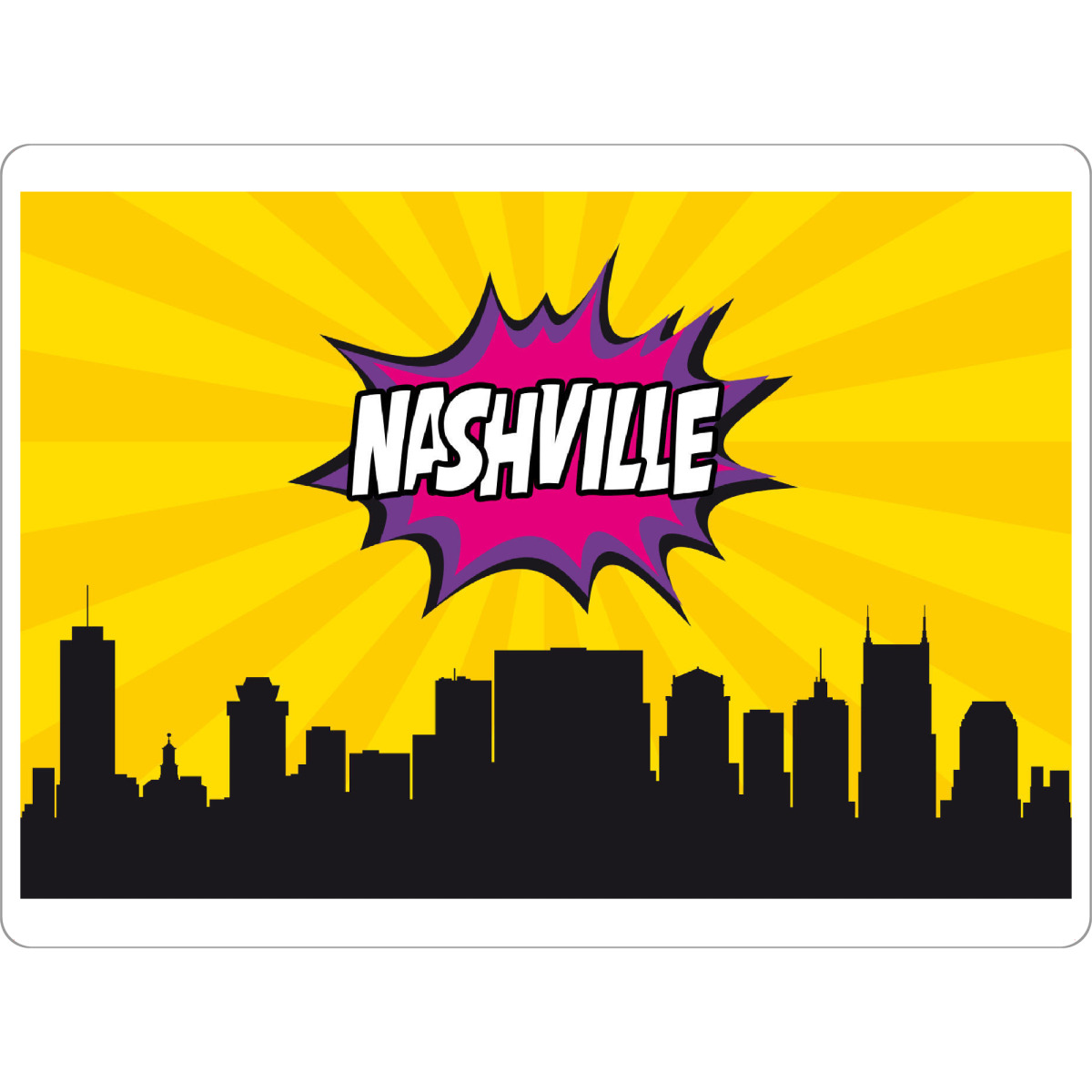 Tischset "Nashville" artboxONE - Comic,Architektur