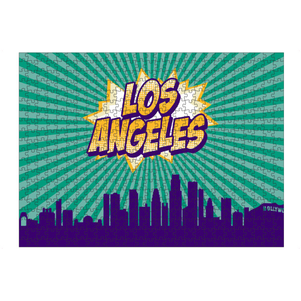 Puzzle Ravensburger "Los Angeles 5" artboxONE - Städte,Reise,Comic,Architektur,Städte / Los Angeles