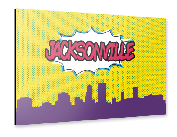 Alu-Dibond "Jacksonville" 30x20 cm artboxONE