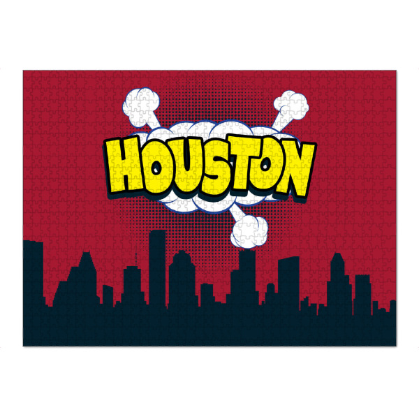 Puzzle Ravensburger "Houston" artboxONE - Städte,Reise,Comic,Architektur