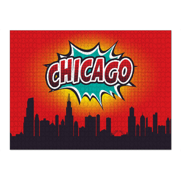 Puzzle Ravensburger "Chicago 4" artboxONE - Städte,Reise,Comic,Architektur,Städte / Chicago
