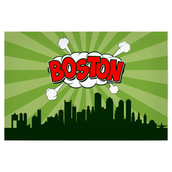 Poster "Boston 3" artboxONE - Städte,Reise,Comic,Architektur,Städte / Boston