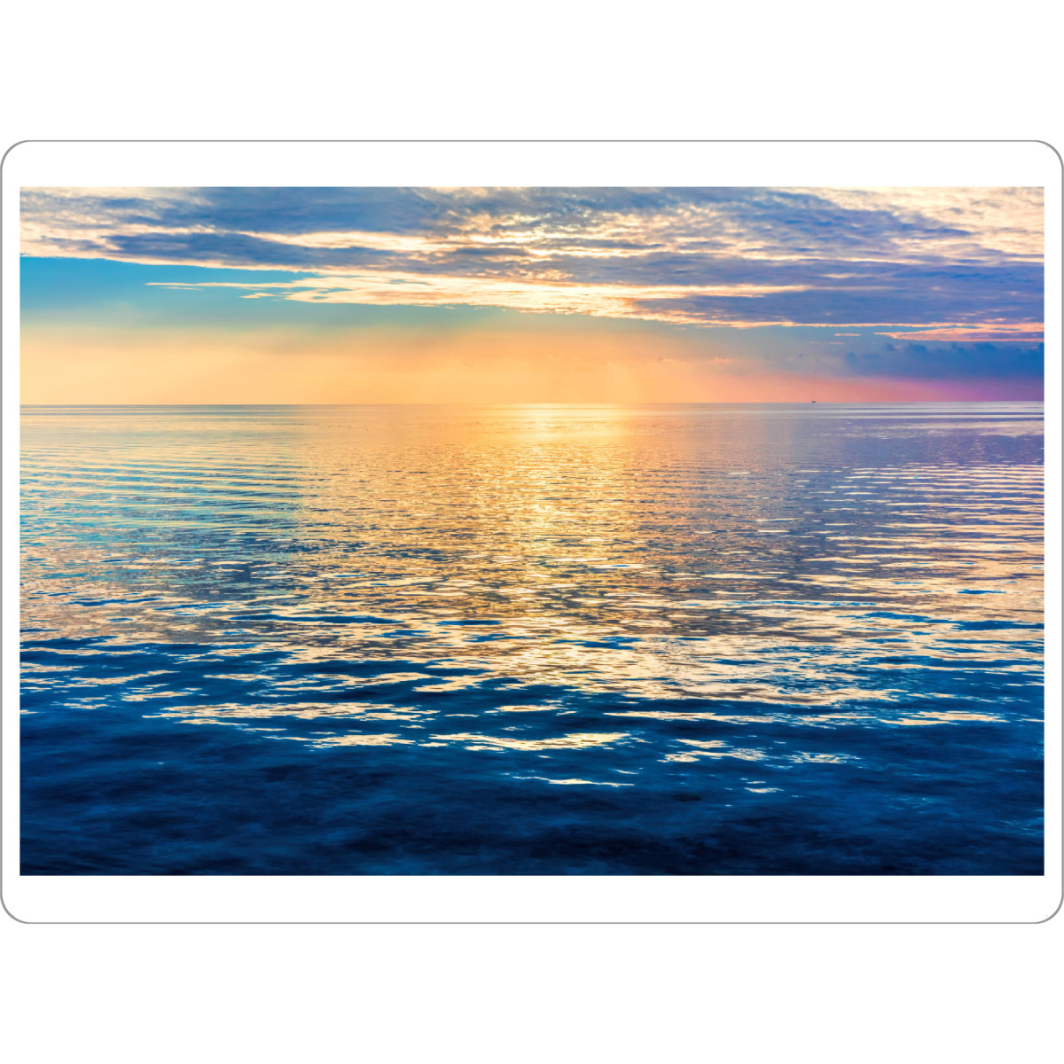 Tischset "Calm ocean at sunset. Dramatic sky" artboxONE - Natur,Reise / Strand und Meer