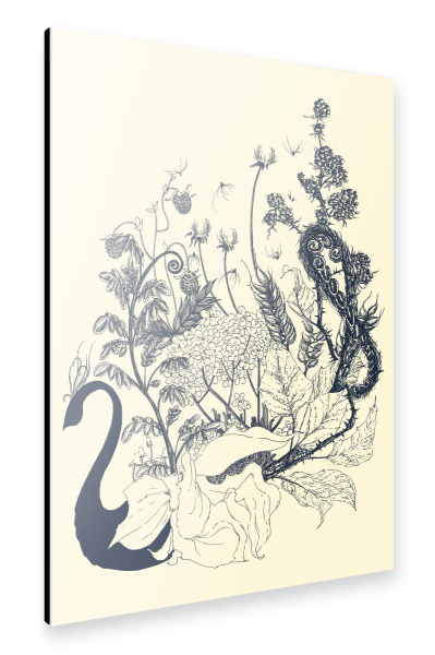 Alu-Dibond "Floralia" 30x20 cm artboxONE
