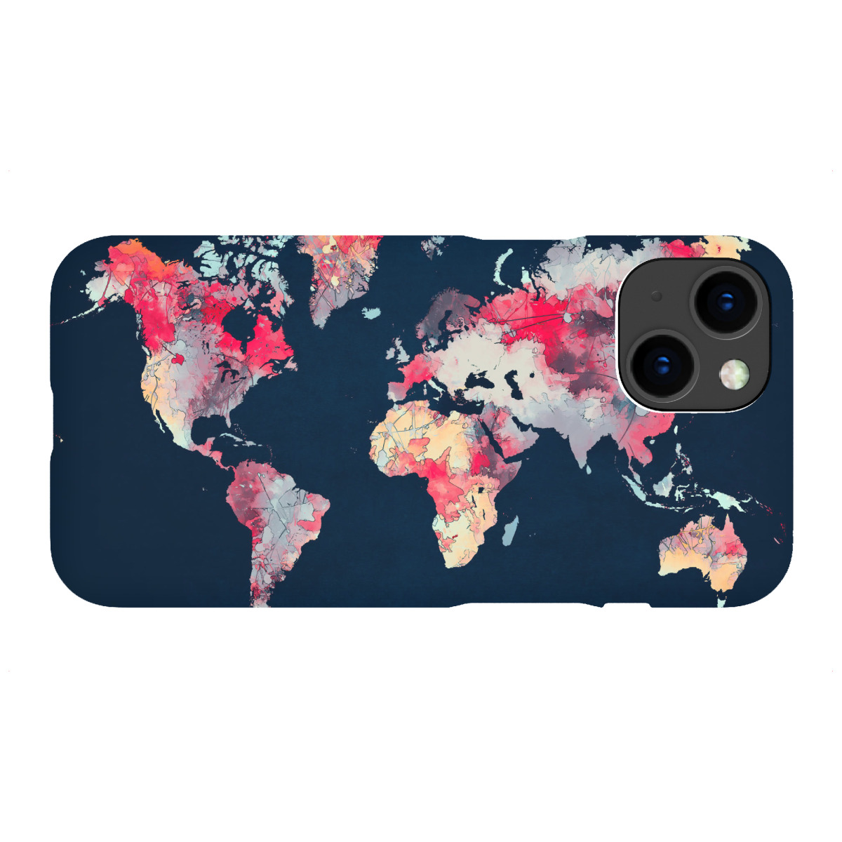 iPhone "World map 75" Premium-Case Handyhülle artboxONE