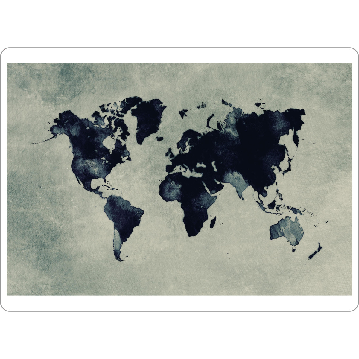 Tischset "World map 60 dark" artboxONE - Abstrakt,Kartografie