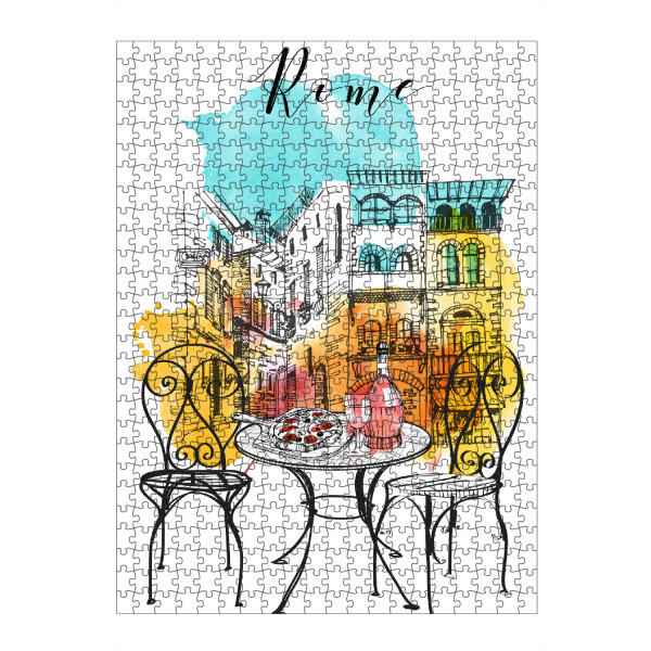 artboxONE Puzzle "Rom Illustration" artboxONE - Städte,Reise,Architektur,Städte / Rom