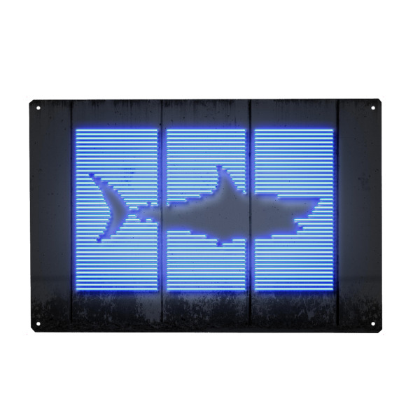 Holzbild "Shark" artboxONE - Tiere,Streetart