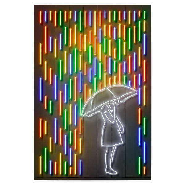 Poster 30x20 cm "Rain 2" artboxONE - Streetart