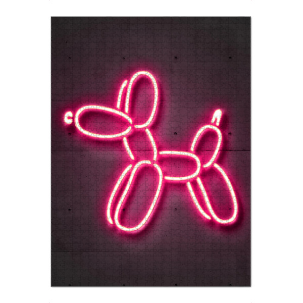 Puzzle Ravensburger "Balloon dog" artboxONE - Geometrie,Fashion,Festivals
