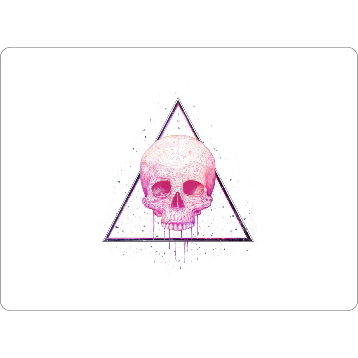 Tischset "Skull in triangle 2" artboxONE - Menschen,Geometrie,Streetart,Galaxy