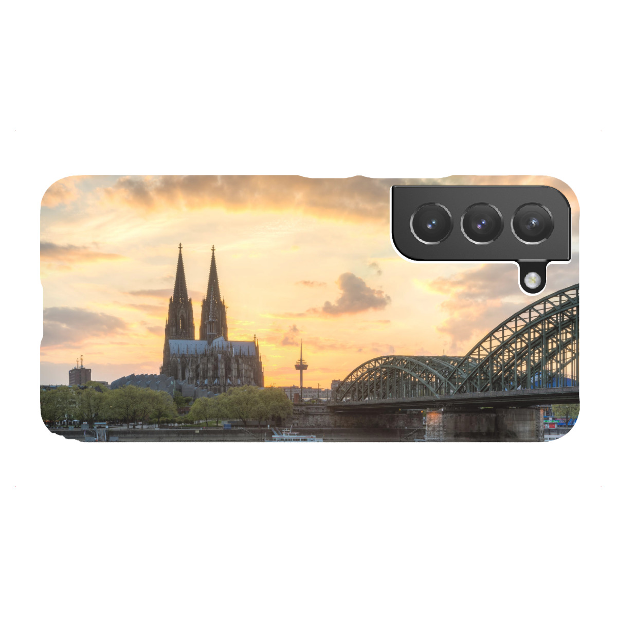 "Glühender Himmel über Köln"für Samsung Galaxy - Premium-Case Handyhülle artboxONE