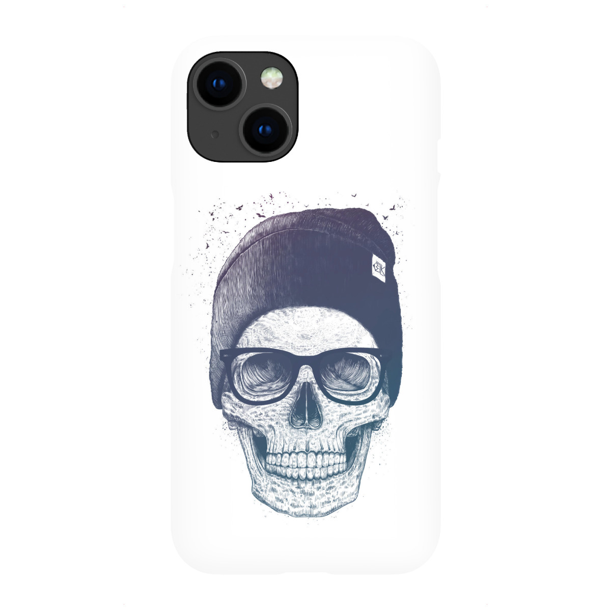 "Color skull in a hat"für iPhone - Premium-Case Handyhülle artboxONE