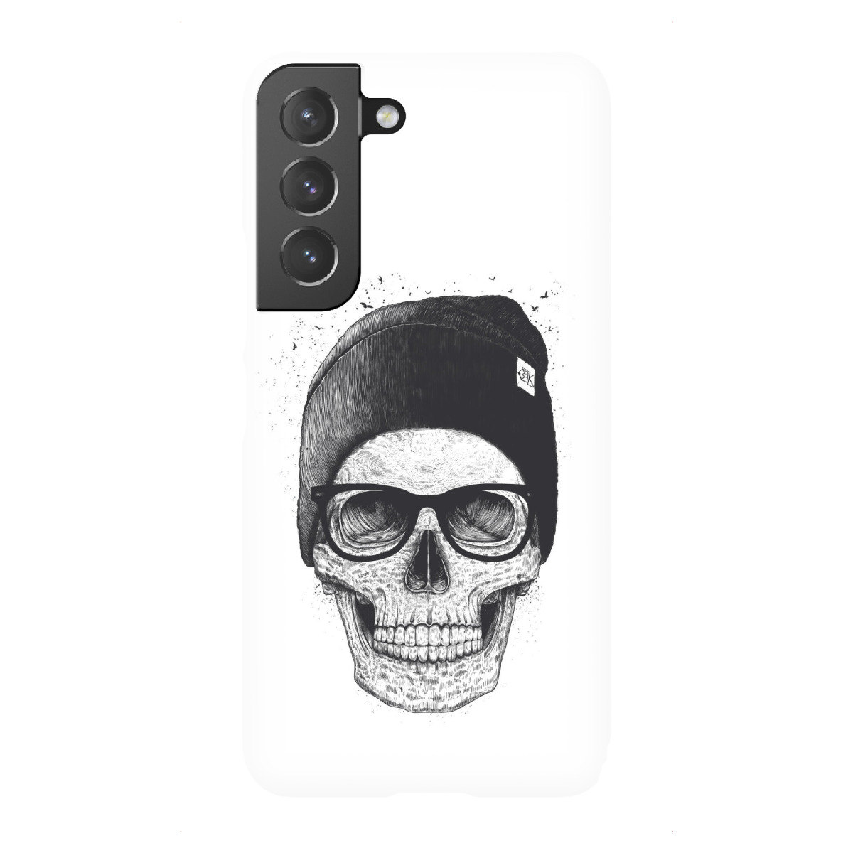 "Black skull in a hat"für Samsung Galaxy - Premium-Case Handyhülle artboxONE
