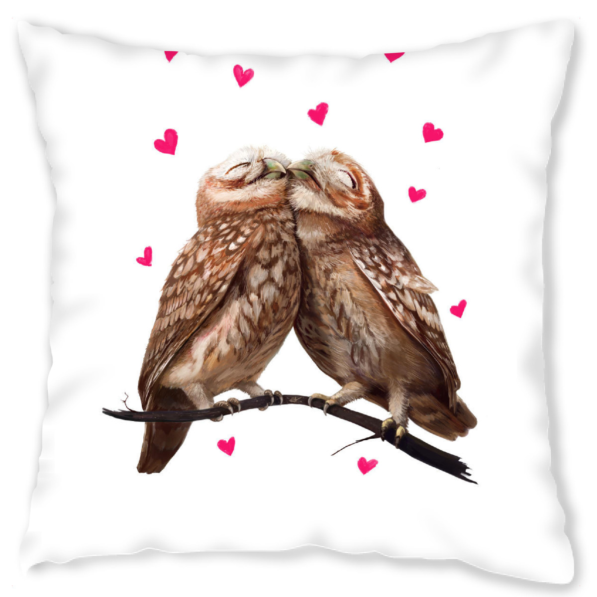 Design-Kissen "Lovely owls" artboxONE - Natur,Tiere