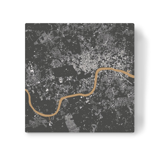 Leinwandbild "London gold map" artboxONE - Städte,Städte / London