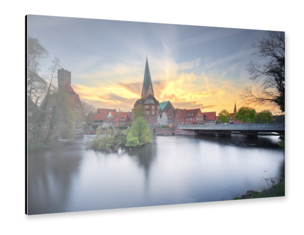 Alu-Dibond "Hansestadt Lüneburg II" 30x20 cm artboxONE