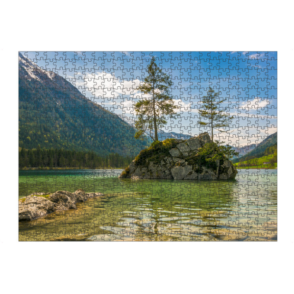 Puzzle Ravensburger "Hintersee in Ramsau" artboxONE - Natur,Reise