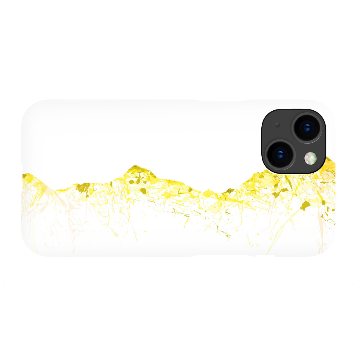"Mountainsplash Eiger/Mönch/Jungfrau yellow"für iPhone - Premium-Case Handyhülle artboxONE