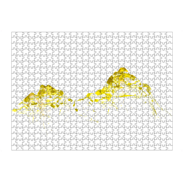 artboxONE Puzzle "Mountainsplash Mythen yellow" artboxONE - Natur,Reise,Städte / Zürich