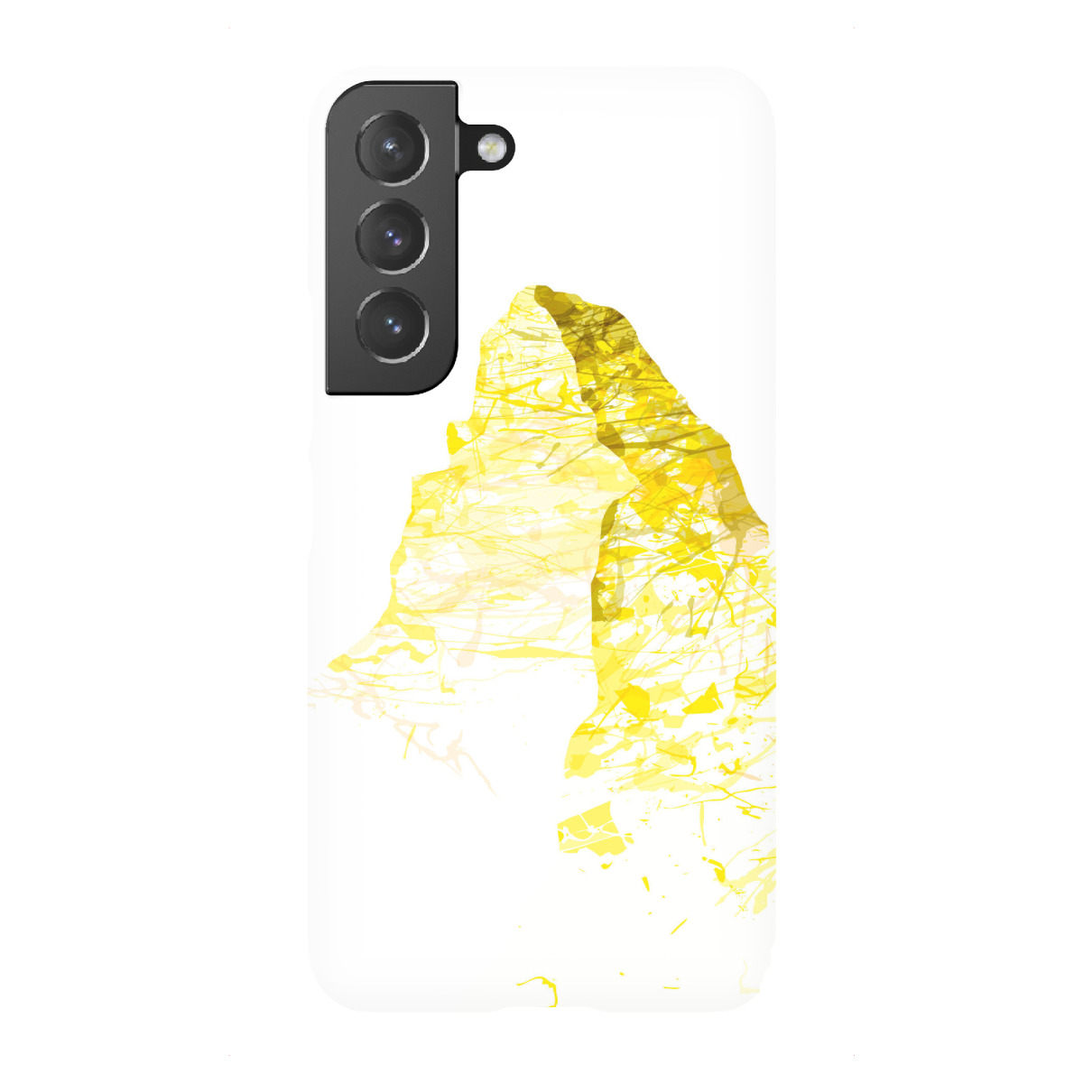 "Mountainsplash Matterhorn yellow"für Samsung Galaxy - Premium-Case Handyhülle artboxONE