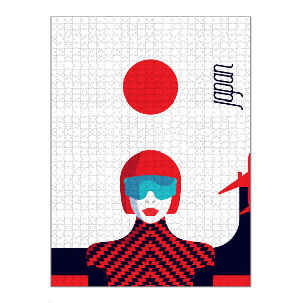 Puzzle Ravensburger "Japan - Stylish Journey" artboxONE - Reise,Fashion,Reise / Länder