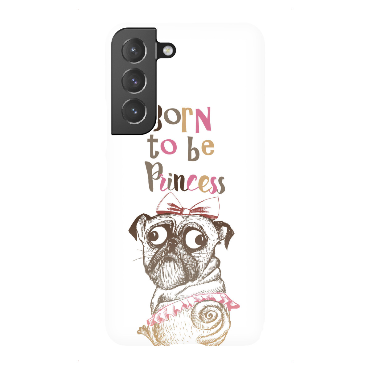 "Born to be princess"für Samsung Galaxy - Premium-Case Handyhülle artboxONE