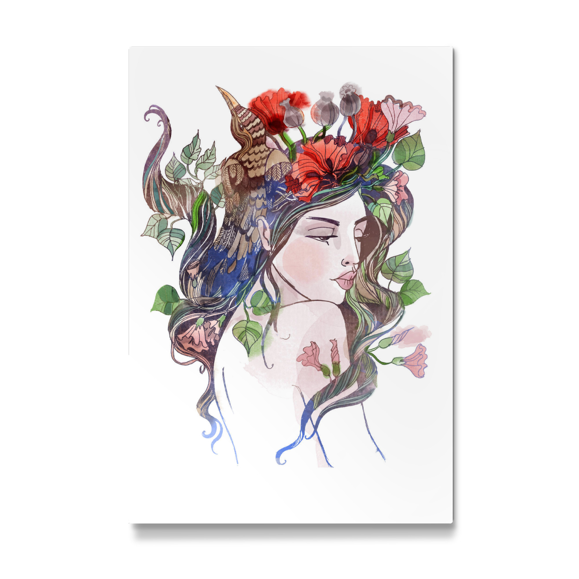 Galerie-Print "Nymphe mit Mohnblumen" 30x20 cm artboxONE