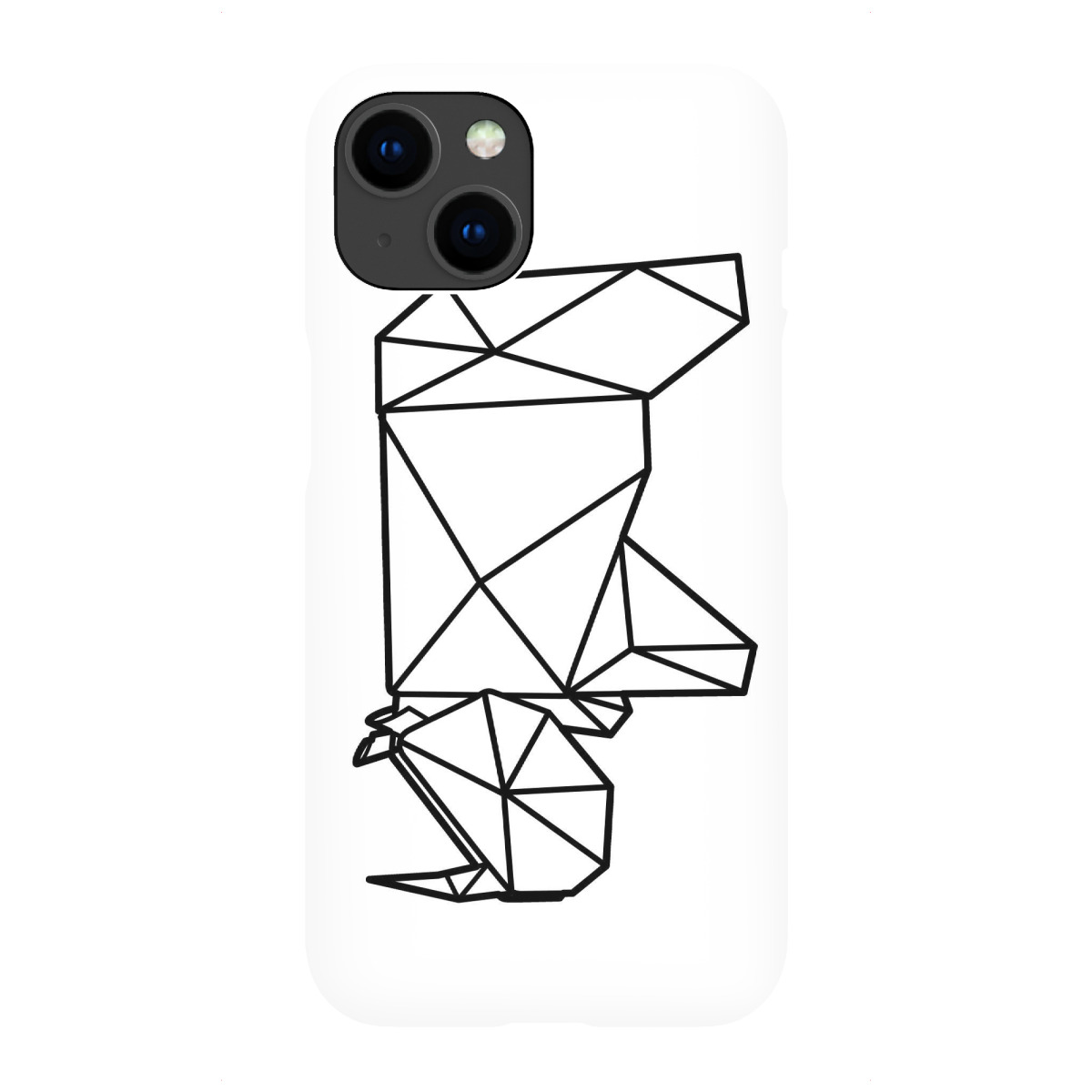 iPhone "Geometrisches Rhino" Premium-Case Handyhülle artboxONE