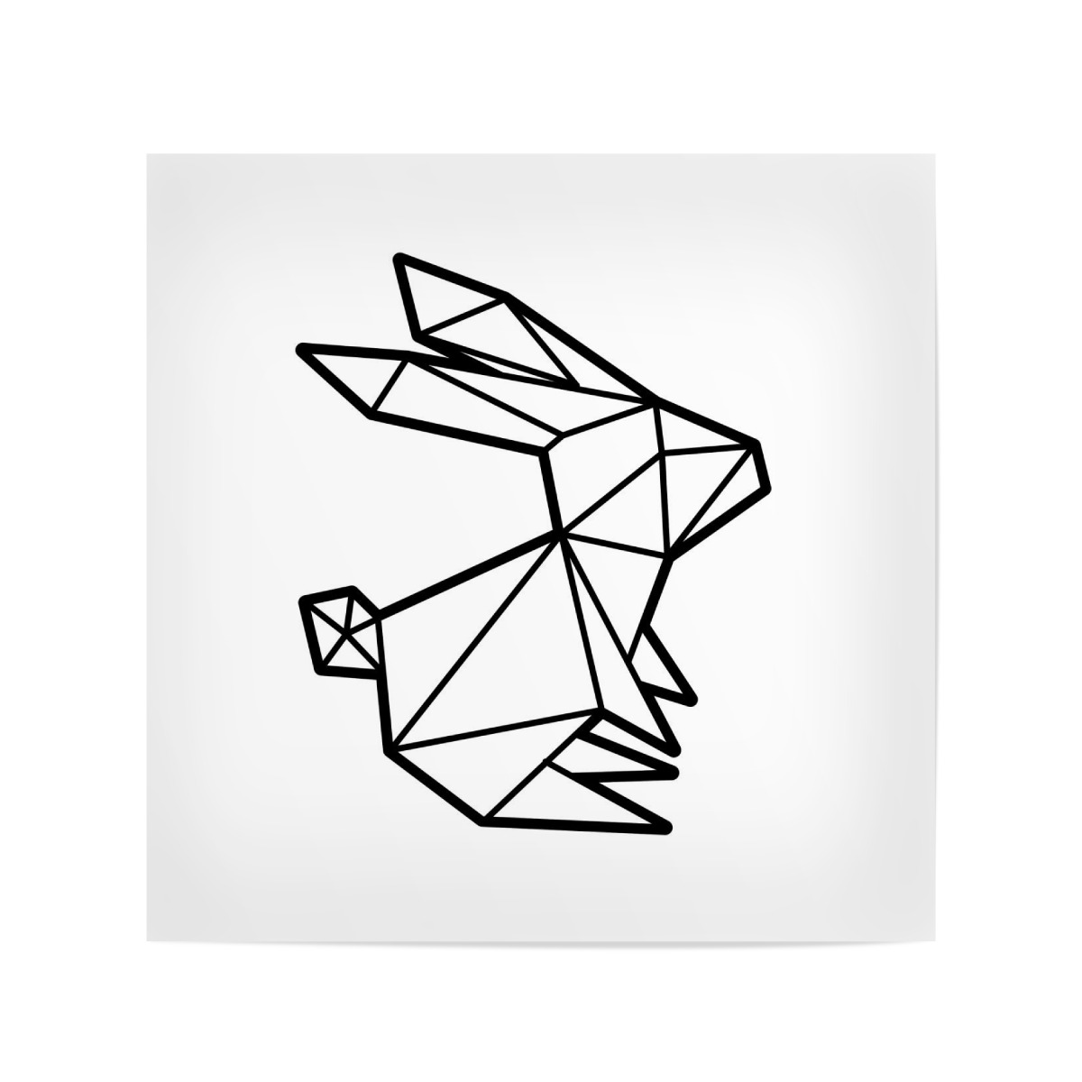 Purchase the Geometrische Hase as a Poster at artboxONE