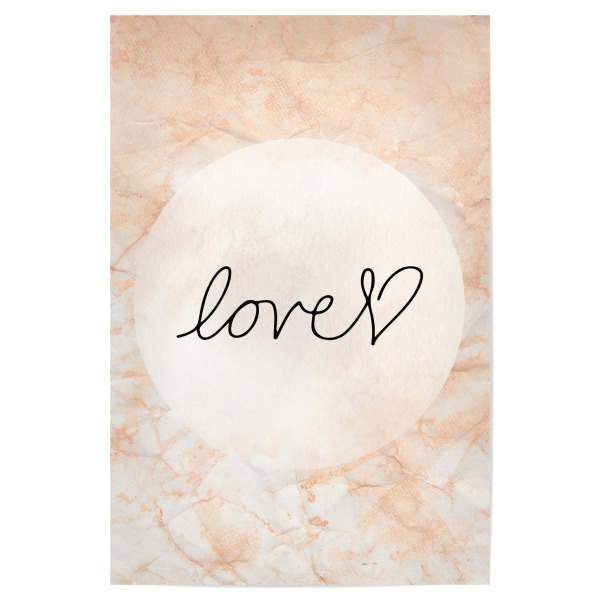 Poster 30x20 cm "Love 6" artboxONE - Typografie,Menschen,Liebe