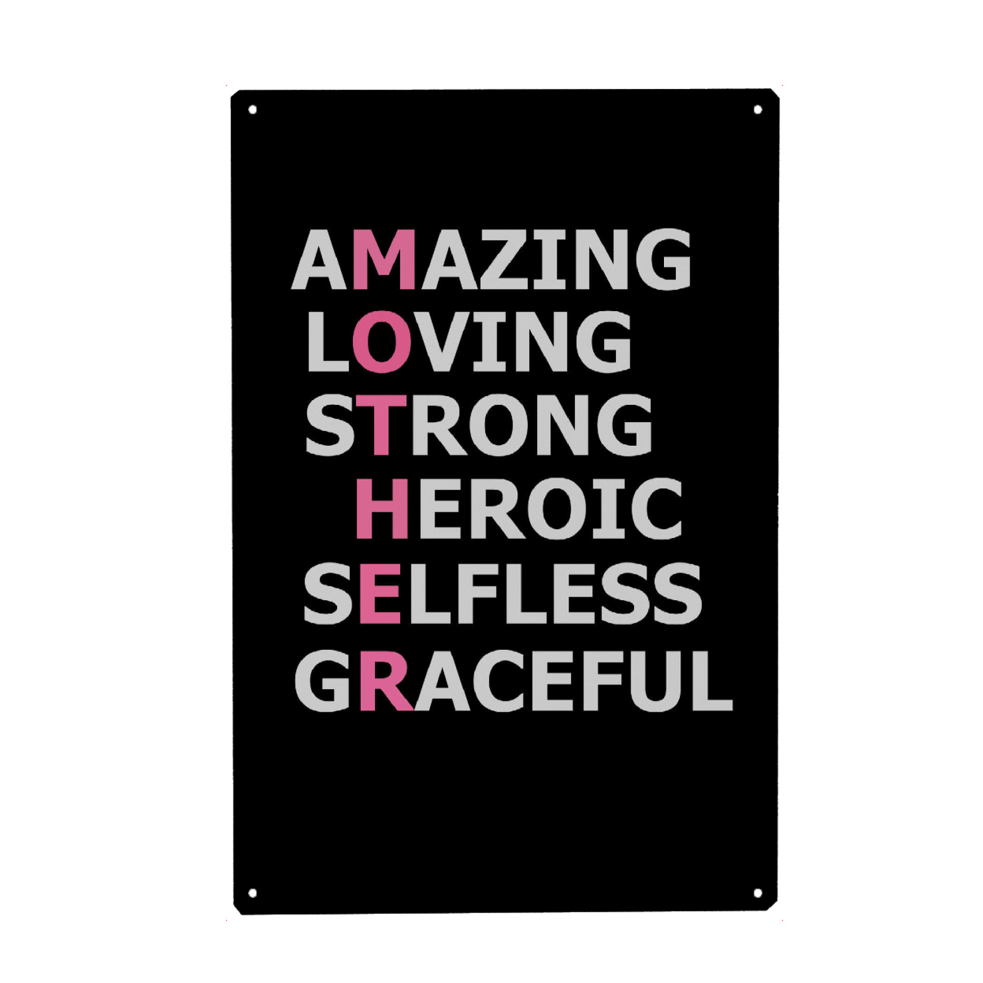 Holzbild "Amazing Mother" artboxONE - Typografie,Liebe - Mutter,Muttertag,Muttertag,Mutter,Mutter,Mamma,Mamma
