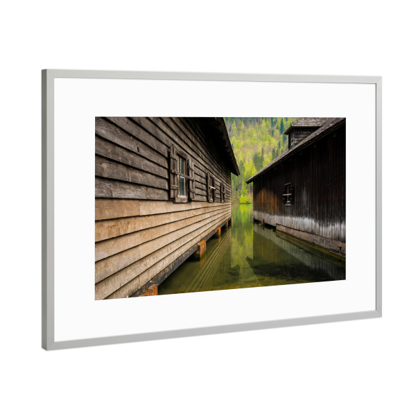 Poster mit Rahmen Silber "Malerischer Malerwinkel" artboxONE - Natur,Reise