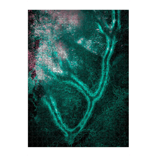 Puzzle Ravensburger "Eiszweig II" artboxONE - Natur,Abstrakt