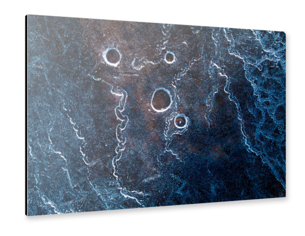 Alu-Dibond "Eiskunst XXVII" 30x20 cm artboxONE
