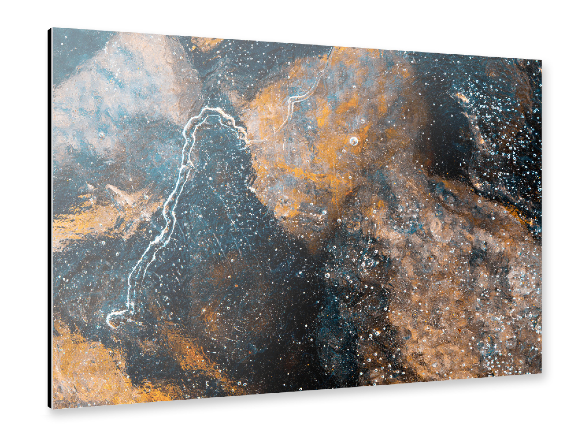 Alu-Dibond "Eiskunst XXIV" 75x50 cm artboxONE