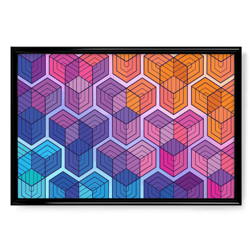 Geometry colorful background