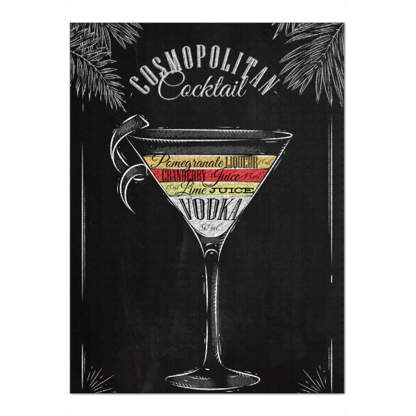 Puzzle Ravensburger "Cosmopolitan" artboxONE - Essen & Trinken,Schwarzweiß