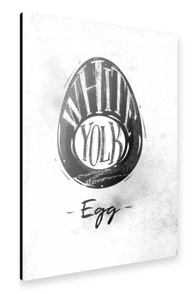 Alu-Dibond "Ei" 30x20 cm artboxONE