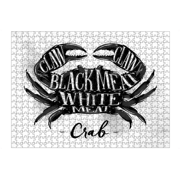 Puzzle Ravensburger "Krabbe" artboxONE - Essen & Trinken,Schwarzweiß