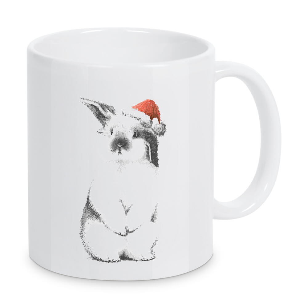 Tasse "Kaninchen in einem Sankt-Hut" artboxONE - Tiere,Weihnachten