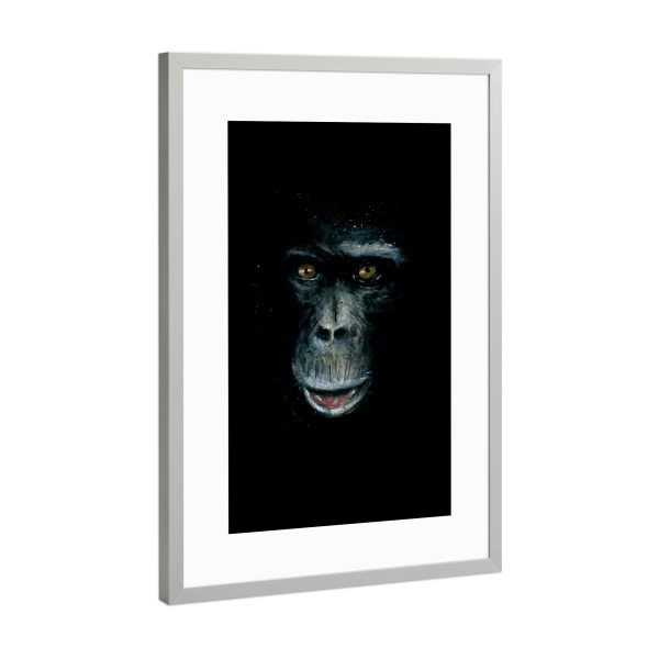 Poster mit Rahmen Silber "My Brothers, Brothers second mind" artboxONE - Natur,Tiere