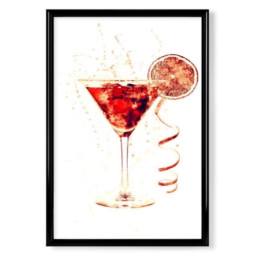 Cocktail Glass Watercolor 10