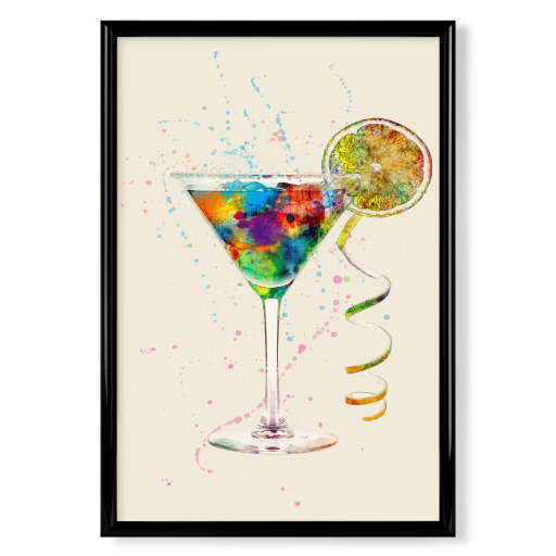 Cocktail Glass Watercolor 9