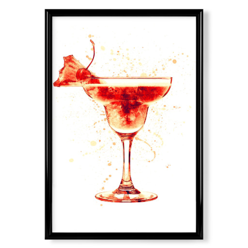 Cocktail Glass Watercolor 7