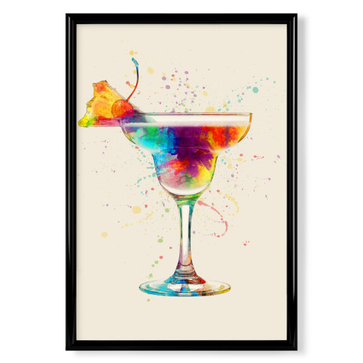 Cocktail Glass Watercolor 6