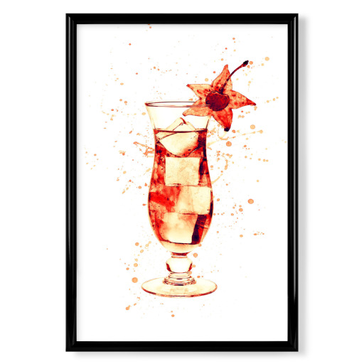 Cocktail Glass Watercolor 4