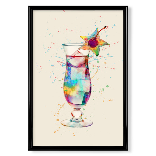 Cocktail Glass Watercolor 3